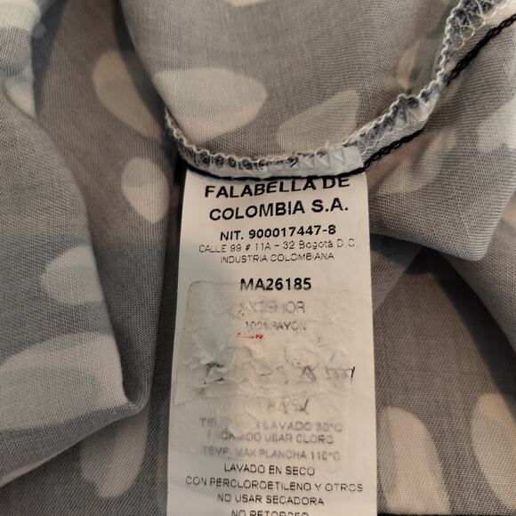 Maygel Coronel x Falabella Puff Sleeve Blouse Top Spotted - Picture 8 of 8